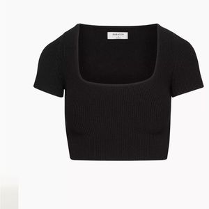 Babaton Sculpt Knit Squareneck Top